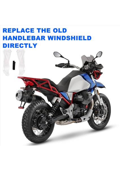 Motosiklet Aksesuarları Handguard Uzantıları Moto Guzzi V85TT V 85 Tt 2019-2023 Şeffaf Için El Koruma Ön Cam (Yurt Dışından) indirimleri