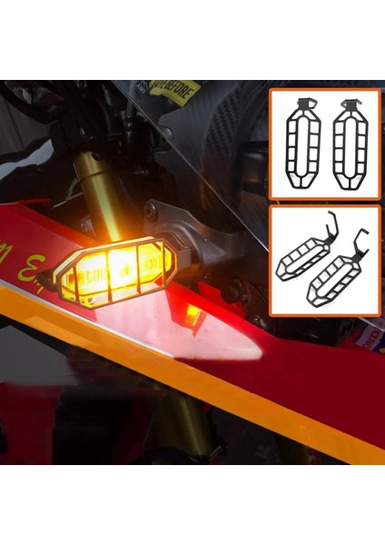 2x Motosiklet Arka Turn Sinyal Işığı Gösterge Lamba Koruyucu Honda CB500X Cb 500X 2019 2020 2021 (Yurt Dışından) modelleri