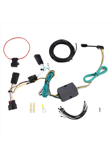 56407 Jeep Wrangler Için 4 Pimli Römork Kablo Demeti Jl 2018-2024 Gladiator 2020-2024 4 Yolu Çekme Hitch Kablolama (Yurt Dışından)