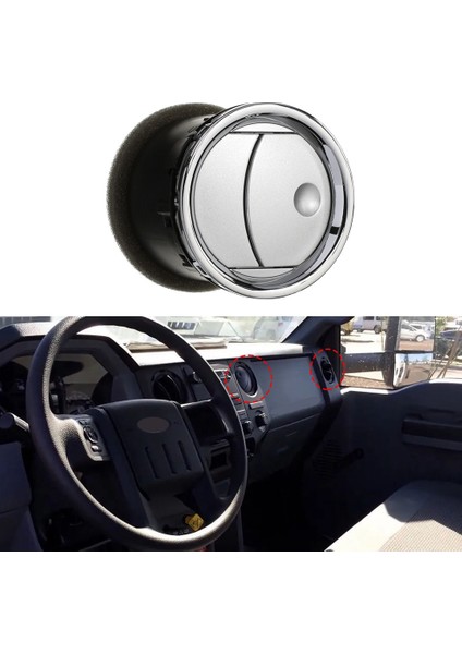 Araba Gösterge Tablosu Ac Isı Hanım Kanalı Louvre Chrome Ford F-150 2004-2008 8L3Z-19893-BA (Yurt Dışından) modelleri