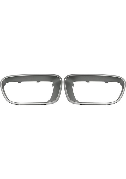 1paır Araç Ön Tampon Dekoratif Çerçeve Melek Gözler Citroen C5 Aircross Için Refit 9817829477 9817829377 Gümüş (Yurt Dışından)