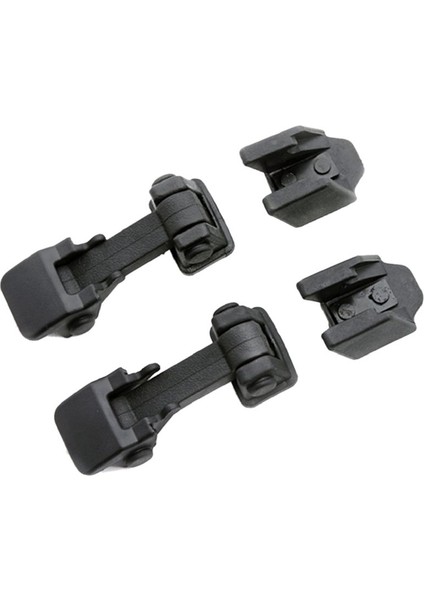 1 Set Araba Braketi Mandalları Jeep Tj ve Jk Wrangler Için Siyah Kaput Kilit Tokası (Yurt Dışından)
