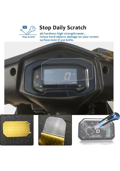 Suzuki Gsxr 150 UY125 Için Motosiklet Kümesi Kazanma Koruma Filmi Ekran Koruyucu GSX125 GSX-R150 GIXXER155 (Yurt Dışından) indirimleri