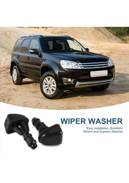 2pcs Araba Silecek Ön Cam Kaçış Jet Nozul Ford Escape 2008-2012 8L8Z-17603-AA (Yurt Dışından) indirimleri