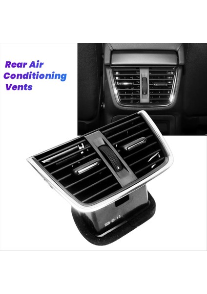 Araba Klima Arka Çıkış Grille 5ed 819 203 Skoda Octavia Için MQB2015-2020 Merkez Konsolu A/c Hava Havalandırma Kamartma (Yurt Dışından) fiyatları