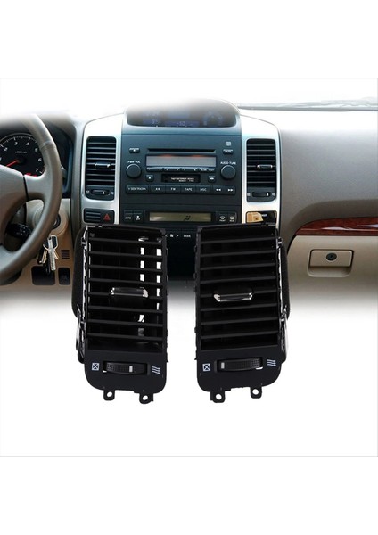 2x Klima Outlet Panel Toyota Land Cruiser Prado LC120 Lexus GX470 03-09 Gösterge Tablosu Hava Havalandırma Outlet (Yurt Dışından) indirimleri