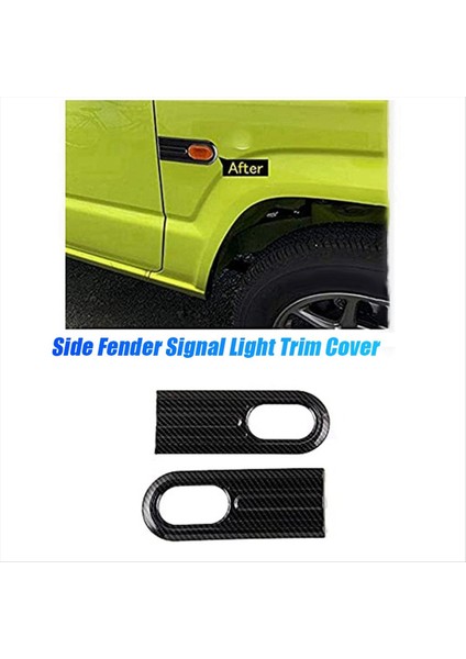 1paır Araç Ön Çamurluk Sinyali Işık Kapağı Suzuki Jimny Için 2019 2020 Yan Çamurluk Markeri Işık Çerçevesi Dekorasyon Kapakları (Yurt Dışından) fiyatları