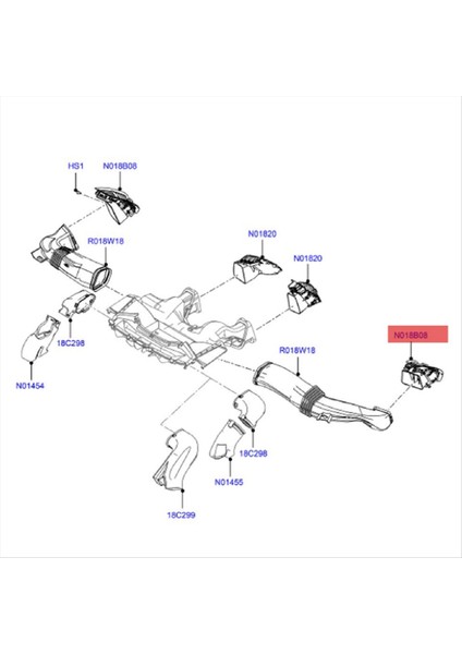 Ford Ecosport 2013-2023 CN15N018B08AD CN15-N018B09AD Için (Yurt Dışından) indirimleri