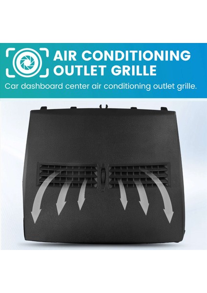 Nissan Tiida C11 2005-2011 Için Araba Gösterge Paneli Ön Gösterge Tablosu Orta Klima Havalandırma Outlet Grille Lhd (Yurt Dışından) indirimleri