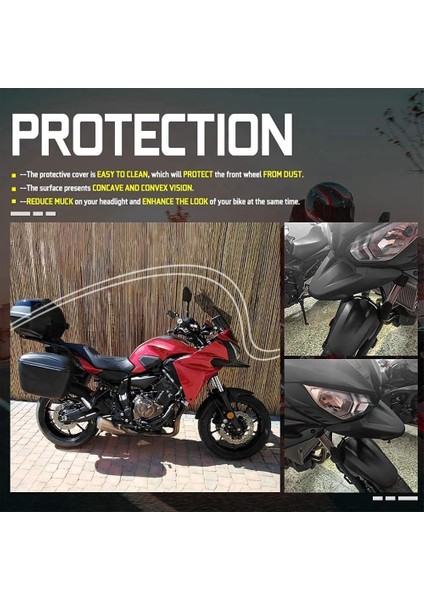 Motosiklet Ön Çamurluk Gagası Burun Uzatma Kapağı Yamaha Mt-07 Tracer 700 Gt 2016-2021 (Yurt Dışından) modelleri
