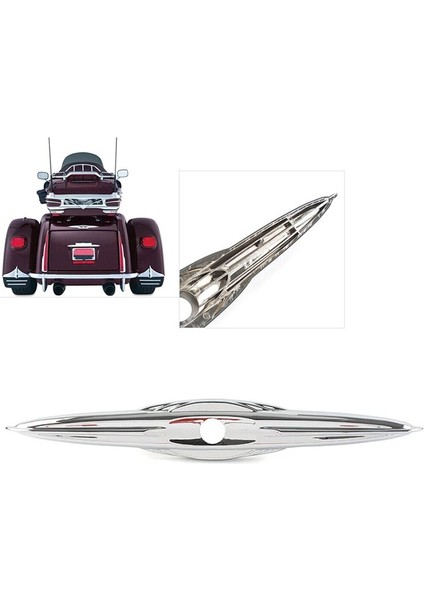 Harley Street Tri Glide Trike Flhxxx Için Krom Arka Gövde Mandalı Vurgulama (Yurt Dışından)