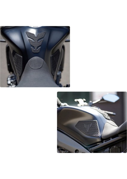 6x Motosiklet Slip Olmayan Yan Yakıt Deposu Çıkartmaları Yamaha Mt-09 MT09 2021 Için Su Geçirmez Kauçuk Sticker (Yurt Dışından) modelleri