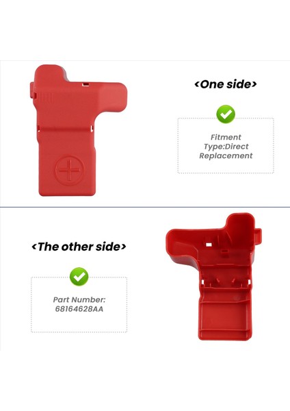 Dodge Ram 1500 2019-2021 68164628AA Pil Kapağı Aksesuarları (Yurt Dışından) fırsatları