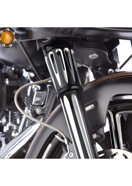 Harley Touring Street Electra Road Glide Fltrxse Flhtk 1980-2024 Için Motosiklet Ön Çatal Şok Çizme Kaydırıcı Kapağı (Yurt Dışından) indirimleri