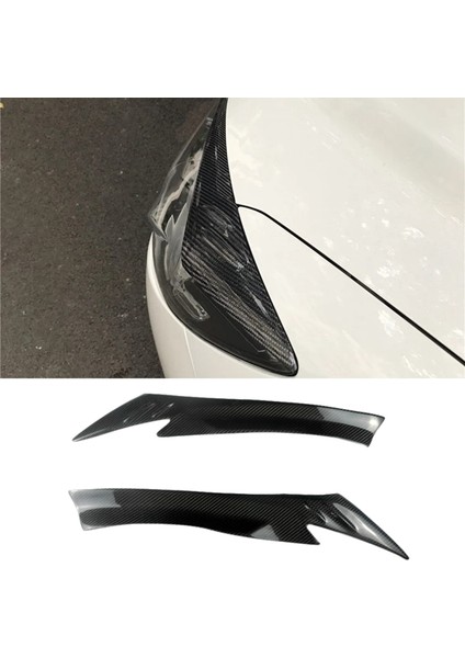 Mazda Cx-5 Cx5 Için 2013-2016 Karbon Fiber Ön Farlar Kaş Lambası Göz Kapağı Kapak Çıkartma Trim (Yurt Dışından) fiyatları