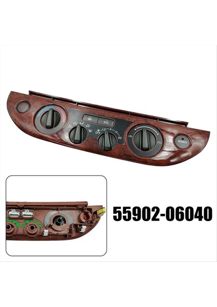 Araba Ac Isıtıcı Klima Kontrol Sıcaklık Anahtarı Paneli 55902-06040 Toyota Camry 2002-2006 Klima Çerçevesi Birimi (Yurt Dışından) fırsatları