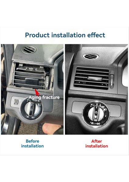 Mercedes Benz C Sınıfı W204 2008-2010 Için Dash Klima Havalandırma Grille Kapak (Yurt Dışından) fırsatları