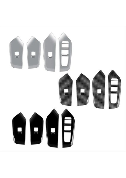 Toyota Prıus 60 Serisi Gümüş Iç Kolçak Paneli Için Araba Iç Kapı Pencere Asansör Kontrol Paneli Kapağı (Yurt Dışından) indirimleri