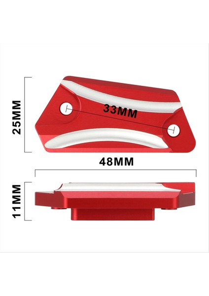 Ön Fren Rezervuar Kapağı Surron Işık Arı S/x Motosiklet Fren Debriyaj Ana Silindir Kapak Aksesuarları Kırmızı (Yurt Dışından) indirimleri