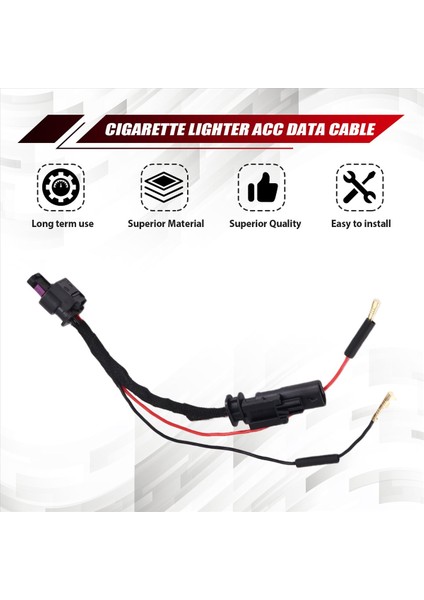 Bmw R1200GS Için Motosiklet Sigarası Güç Alma Acc Veri Kablosu Motosiklet Acc Hattı (Yurt Dışından) fırsatları