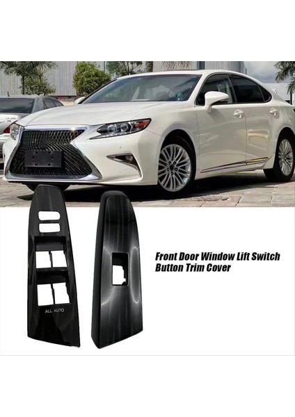1paır Ön Kapı Penceresi Kolçak Anahtar Trim Çember 74232-0P040 74231-0P040 Lexus 2010-2017 Pencere Kaldırma Düğmesi Kapağı (Yurt Dışından) modelleri