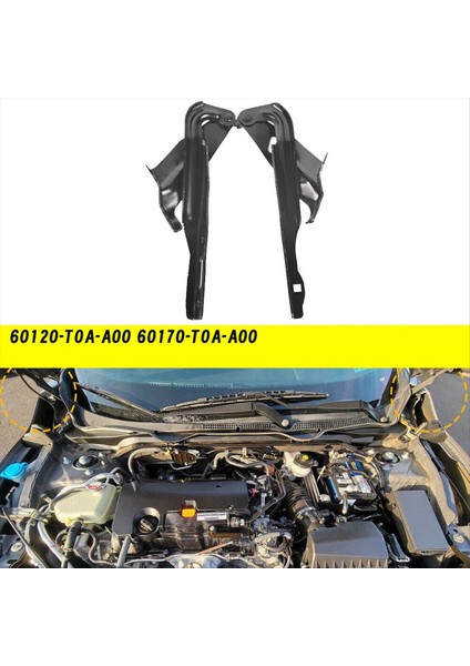 Honda Cr-V 2012-2016 Rm2 Rm2 Rm4 Motor Kapağı Menteşe Braket (Yurt Dışından) fırsatları