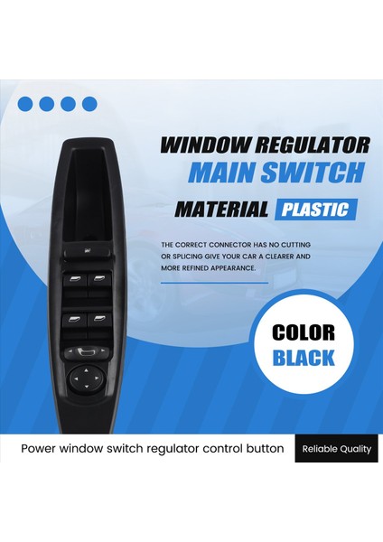 6554HA Güç Penceresi Kontrol Anahtarı Araç Penceresi Citroen C4 2004-2010 6554 Için Kaldırıcı Anahtarı (Yurt Dışından) fırsatları