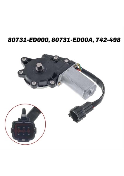 6pins Ön Sol Pencere Asansör Motoru 80731-ED000 80731-ED00A Nissan Versa Için 742-498 2007-2012 (Yurt Dışından) modelleri
