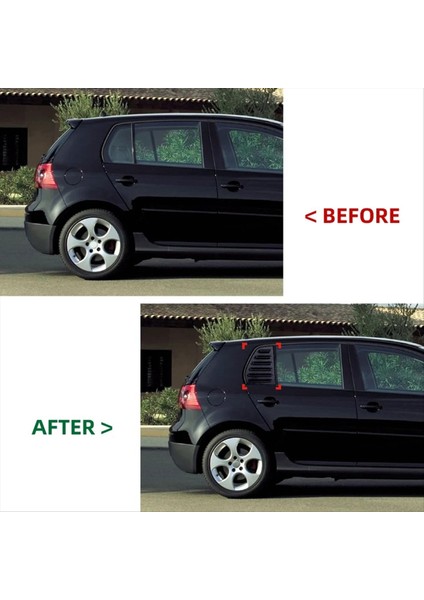 Volkswagen Golf Için 5 Mk5 Araba Arka Panjur Yan Panjur Kapağı Kapak Döşeme Etiketi Havalandırıcı Karbon Fiber (Yurt Dışından) fiyatları