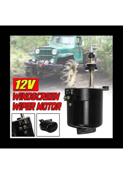 2x Ön Cam Silecek Motoru 12V Otomobil Otomatik Ön Cam Ön Cam Silecek Motoru Jeep Traktor 01287358 7731000001 (Yurt Dışından) fiyatları