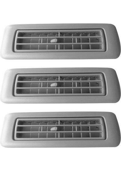 3x Çatı Arka Hava A/c Havalandırma Grille 63601-48011-E0 Toyota Highlander Için 2007-2014 Yan Hava Outlet Nozul Gri 6360148011 (Yurt Dışından)