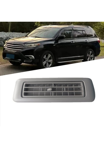 3x Çatı Arka Hava A/c Havalandırma Grille 63601-48011-E0 Toyota Highlander Için 2007-2014 Yan Hava Outlet Nozul Gri 6360148011 (Yurt Dışından) fiyatları