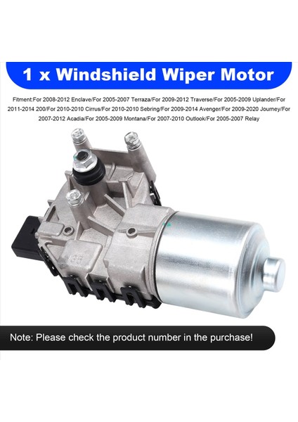 68030272AA Araba Dodge Chrysler Için Ön Cam Silecek Motoru Buick Chevrolet Gmc 68030272 (Yurt Dışından) modelleri