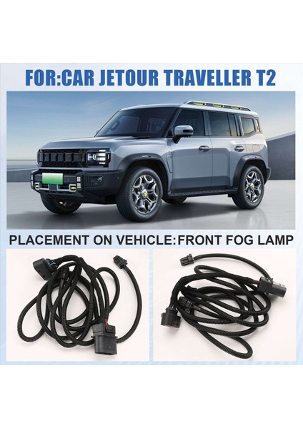 Araba Ön Tampon Işık Sis Lambası Sis Light Sinyal Lambası Chery Jetour Gezgin T2 Için Değiştirilmiş Kablo Demeti T2 (Yurt Dışından) fırsatları