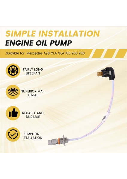 A2701502900 Araç Motor Yağı Pompası Adaptör Kablo Kablo Demeti Benz A/b Cla Gla 180 200 250 (Yurt Dışından) fırsatları