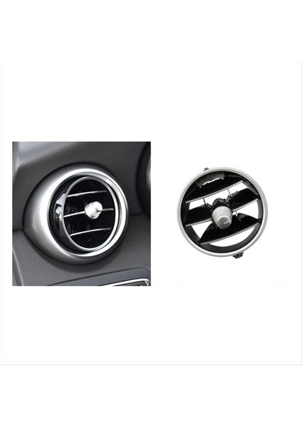 Araba Gösterge Tablosu Sol Sağ Klima Çıkış Izgara Kapağı Klima Paneli Izgara Mercedes-Benz W205 W253 Gümüş-Siyah (Yurt Dışından) indirimleri