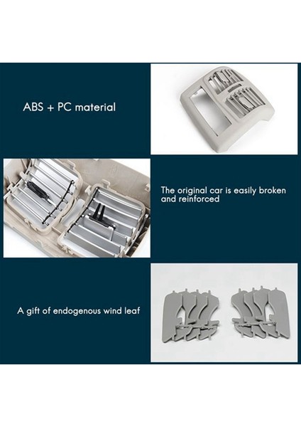 Araba Arka Konsol Hava Outlet Panel Grille Kapak Benz E W212 09-2014 2128300454 Siyah Için (Yurt Dışından) indirimleri