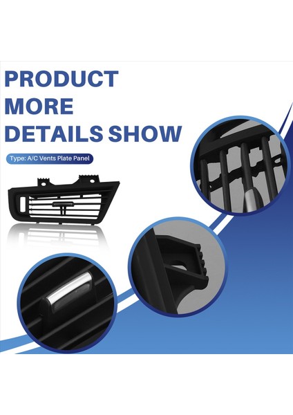 Bmw 5 Serisi F10 F11 F18 520 523 525 528 535I Lhd Için Araba Ön Sağ Konsol Izgara Çizgi Ac Klima Havalandırma (Yurt Dışından) indirimleri