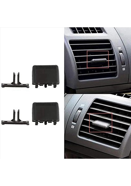 4pcs Araba Merkezi Dash A/c Hava Havalandırma Sekmesi Klipsli Toyota Prado LC150 2010-2017 (Yurt Dışından) modelleri