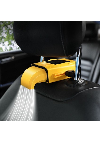 Yeni Araba Arka Koltuk Soğutma Fan 3 Hız Ayarlanabilir Arka Koltuk Havalandırma Sayfası Fanı USB Şarj Edilebilir Hava Fan Siyah (Yurt Dışından) indirimleri