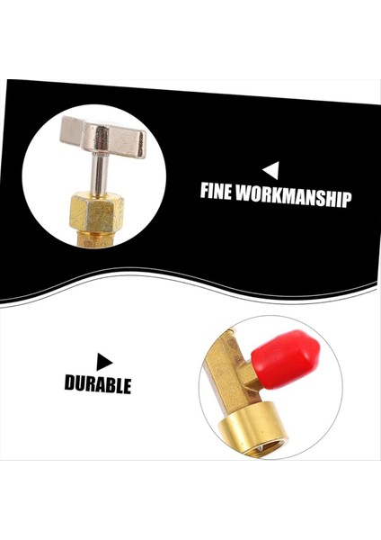 Otomotiv R134A Tank Musluk Valfi Hızlı Kuplör ve Valf Çekirdek Çıkarma Aracı ile Soğutucu Şarj Kiti (Yurt Dışından) modelleri