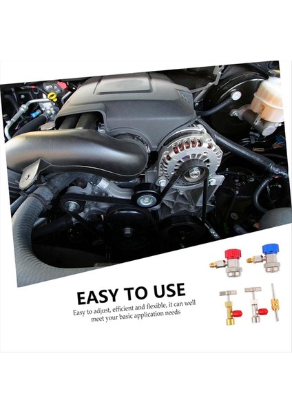 Otomotiv R134A Tank Musluk Valfi Hızlı Kuplör ve Valf Çekirdek Çıkarma Aracı ile Soğutucu Şarj Kiti (Yurt Dışından) indirimleri