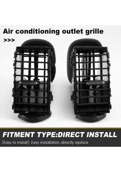 2pcs Için Toyota Prius 2004-2009 Gösterge Paneli Hava Delikleri Izgara Klima Çıkış Paneli Taze Nozul (Orta Sol Sağ) (Yurt Dışından) indirimleri