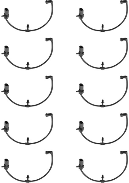 10X Araç Arka Aks Fren Sensörü Fren Yolcu Aşınma Sensörü Fren Sensörü Hattı 80A615121 Audi A6 A7 E-Tron Q5 Için (Yurt Dışından)