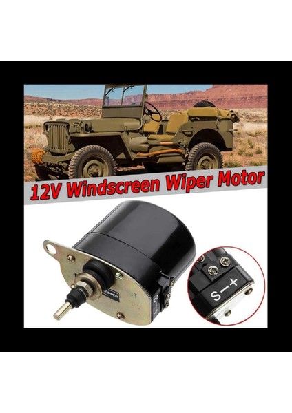 2x Ön Cam Silecek Motoru 12V Otomobil Otomatik Ön Cam Ön Cam Silecek Motoru Jeep Traktor 01287358 7731000001 (Yurt Dışından) modelleri