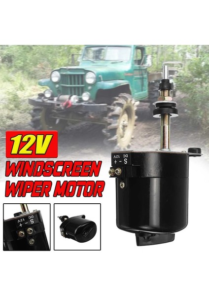 Ön Cam Silecek Motoru 12V Araba Otomatik Ön Cam Ön Cam Silecek Motoru Willys Jeep Traktor 01287358 7731000001 (Yurt Dışından) fiyatları