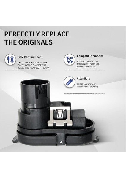 Fragman Çekme Arka Tampon Kablolama Konnektörü Kablo Çekiş Kiti Ford Transit 150/250/350 2015-2019 9U5Z-14489 Maa CK4T13B576KE (Yurt Dışından) modelleri