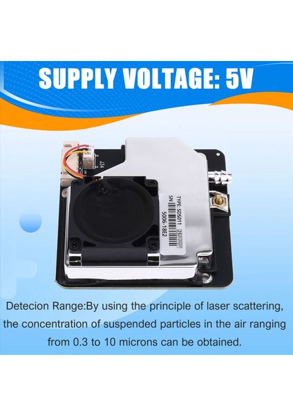 Pm2 5 Partikül Madde Sensörü SDS011 Algılama Aralığı 0 3-10 Μm Lazer Sensörü Toz Sensörü Dijital Çıkış (Yurt Dışından) indirimleri