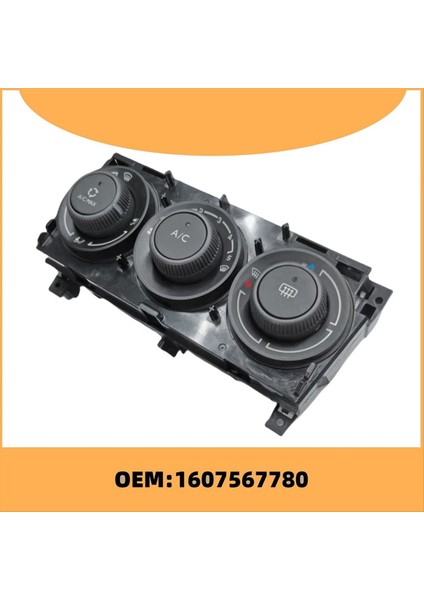 Peugeot Için 1607567780 308 Klima Kontrolör Paneli A/c Iklim Sıcaklığı Ayar Kontrol Anahtarı Düğmesi Assy (Yurt Dışından) fırsatları