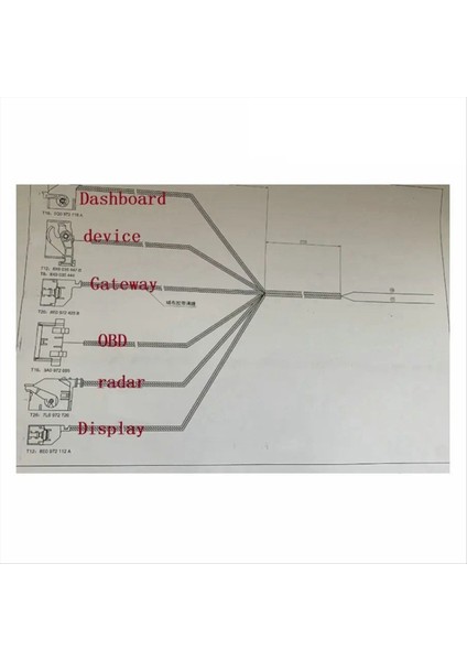 Audi Mqb Ekran Gösterge Tablosu Aygıtı Mqb Test Platformu Bağlantı Hattı Için Vw Mqb Için Obd Radar Ağ Geçidi Hattı (Yurt Dışından) fiyatları